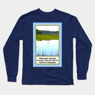 Vintage Travel Pinckney Island Long Sleeve T-Shirt